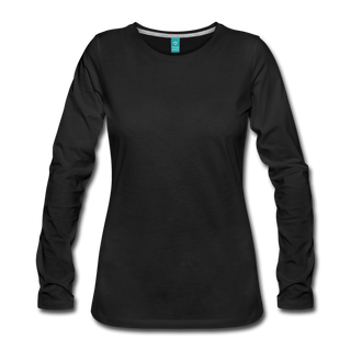 Women's Premium Long Sleeve T-Shirt - black