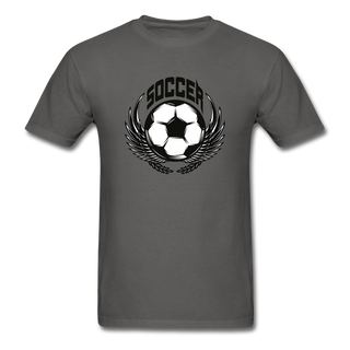 Soccer T - charcoal