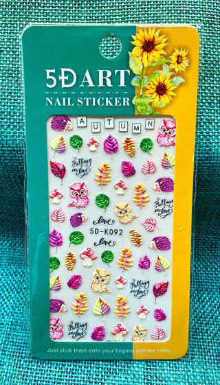 Embossed Nail Sticker