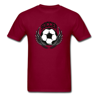 Soccer T - burgundy
