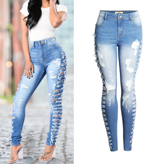 Ripped Slim Fit Stretch Jean