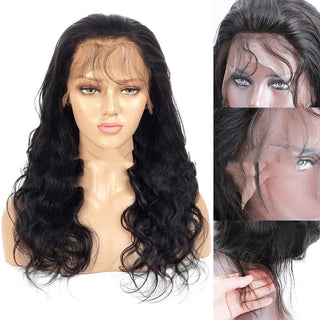 Lace Front Wig 10a Human Hair Wig Body Wave