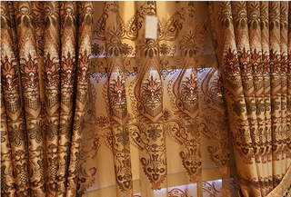 Atmospheric Embroidered Curtains