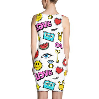 Emoji Print  Dress