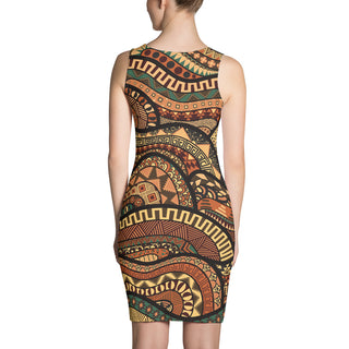 Godess Print Dress