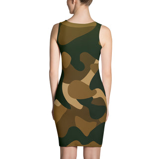 Brown Camo Dress