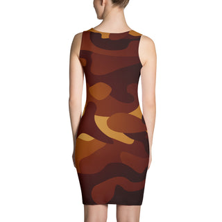 Burnt Org Camo Dress