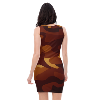 Burnt Org Camo Dress