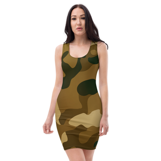 Brown Camo Dress