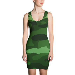 Army Grn Camo Dress