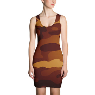 Burnt Org Camo Dress