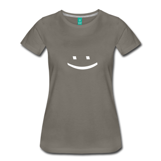 Smiley Face Tee - asphalt gray