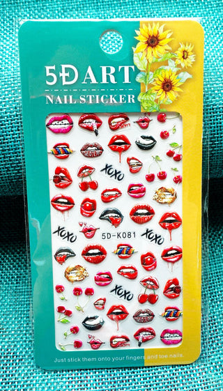 Embossed Nail Sticker