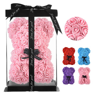 Valentine's Day  Eternal Rose Bear Gift