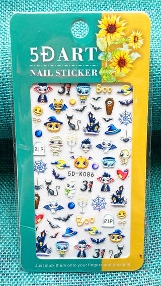 Embossed Nail Sticker