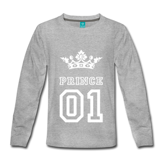 Prince L/S T - heather gray