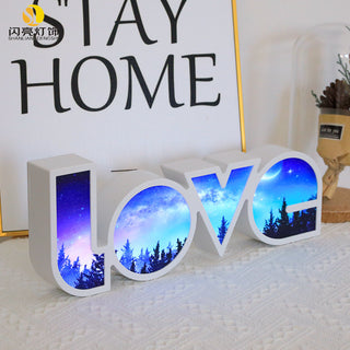 Valentines Day Decor LED LOVE Light