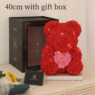 Valentine's Day  Eternal Rose Bear Gift