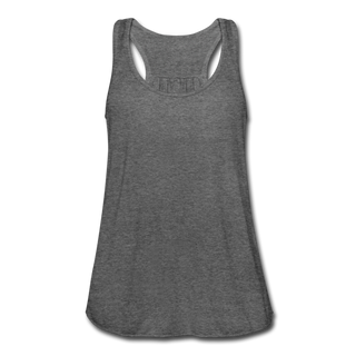 Women's Flowy Tank Top by Bella - deep heather