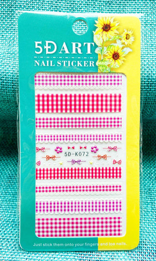 Embossed Nail Sticker