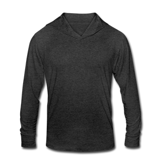 Tri-Blend Hoodie Shirt - heather black