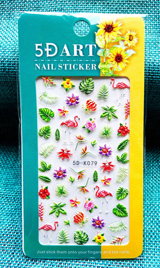 Embossed Nail Sticker