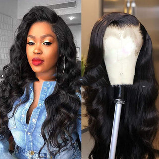 Lace Front Wig 10a Human Hair Wig Body Wave