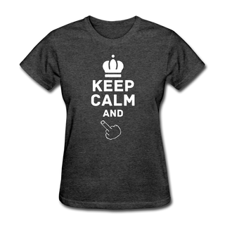 Women's T-Shirt - heather black