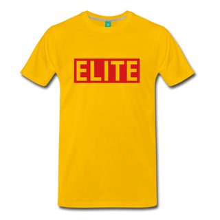 Men's "Elite" T-shirt - sun yellow