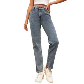 High Waisted Denim trousers