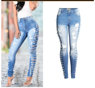 Ripped Slim Fit Stretch Jean