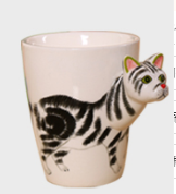 Hand-Painted Animal Mugs