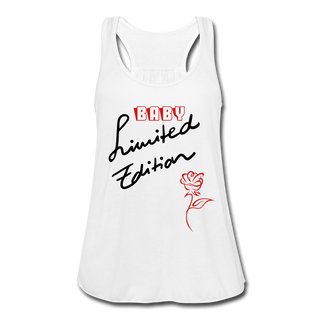 Women's Flowy Tank Top by Bella - white