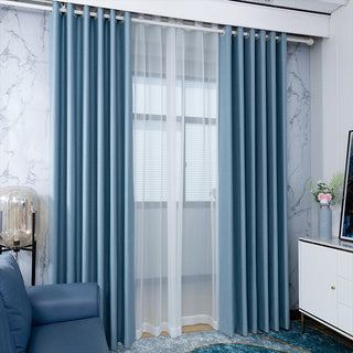 Solid Color Bedroom Curtains