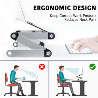 Adjustable Height Laptop Desk