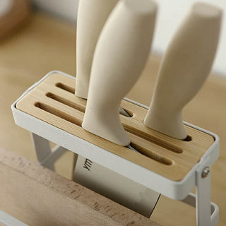 Japanese-style Knife Board Rack Cutting Board Rack Pot Cover Knife Cutting