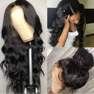 Lace Front Wig 10a Human Hair Wig Body Wave