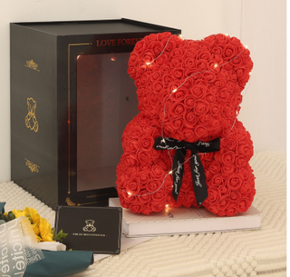 Valentine's Day  Eternal Rose Bear Gift