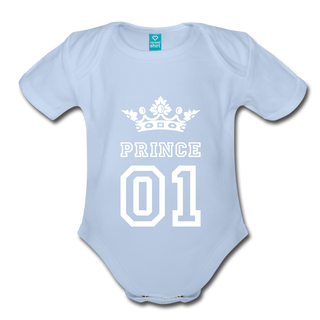 Prince Baby Body Suit S/S - sky