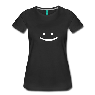 Smiley Face Tee - black