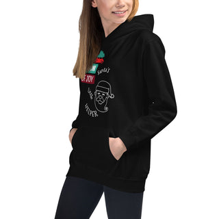 Kids Santa's Little Helper Ugly  Hoodie