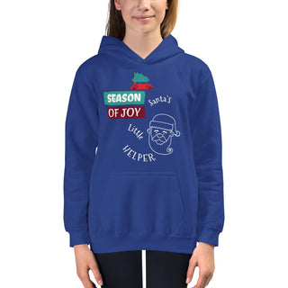 Kids Santa's Little Helper Ugly  Hoodie