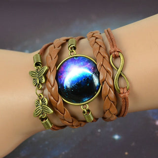 Vintage Inspired Boho Starry Moon Bracelet