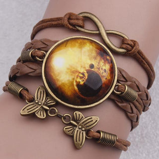 Vintage Inspired Boho Starry Moon Bracelet