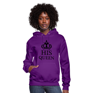 His Queen Hoodie - purple