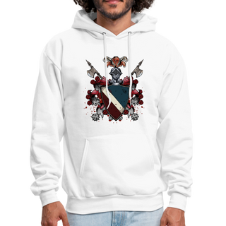 Crest Men's Hoodie - white