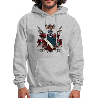 Crest Men's Hoodie - heather gray